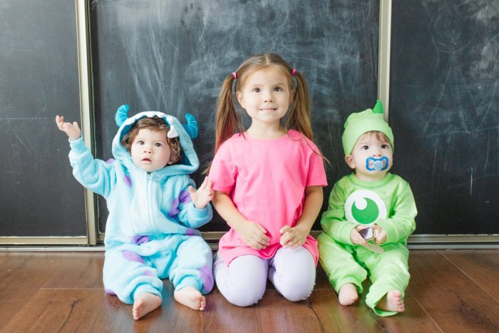 Halloween Costumes For A Three-Person Family