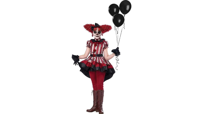 Quirky Clown Halloween Costumes for Girls