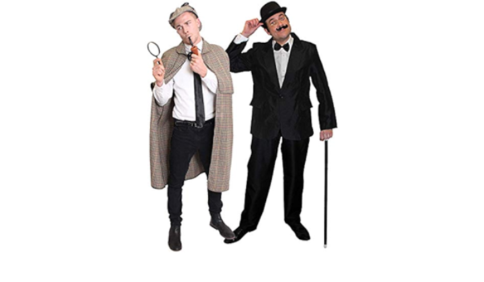 Sherlock Holmes and Dr. Watson Costumes for Halloween