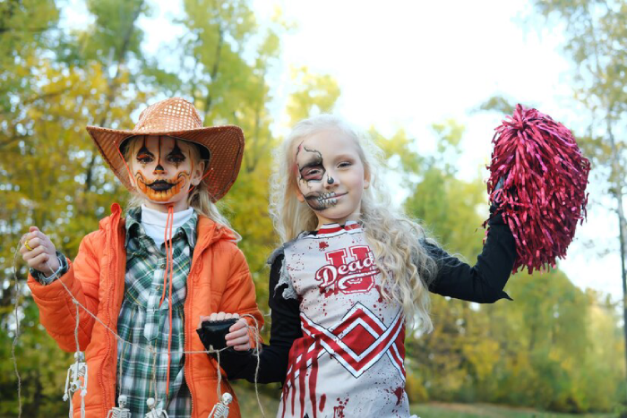 Zany Zombies Halloween Costumes for Girls